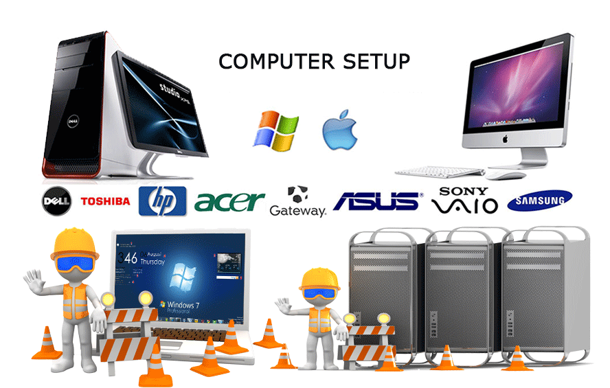 new computer setup services