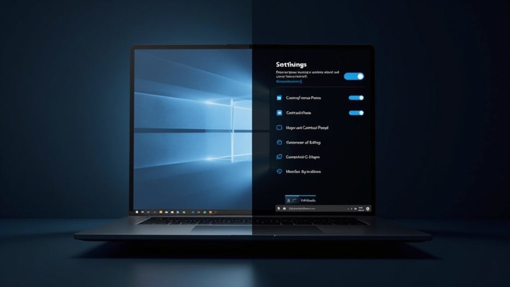 modernized ai driven settings interface